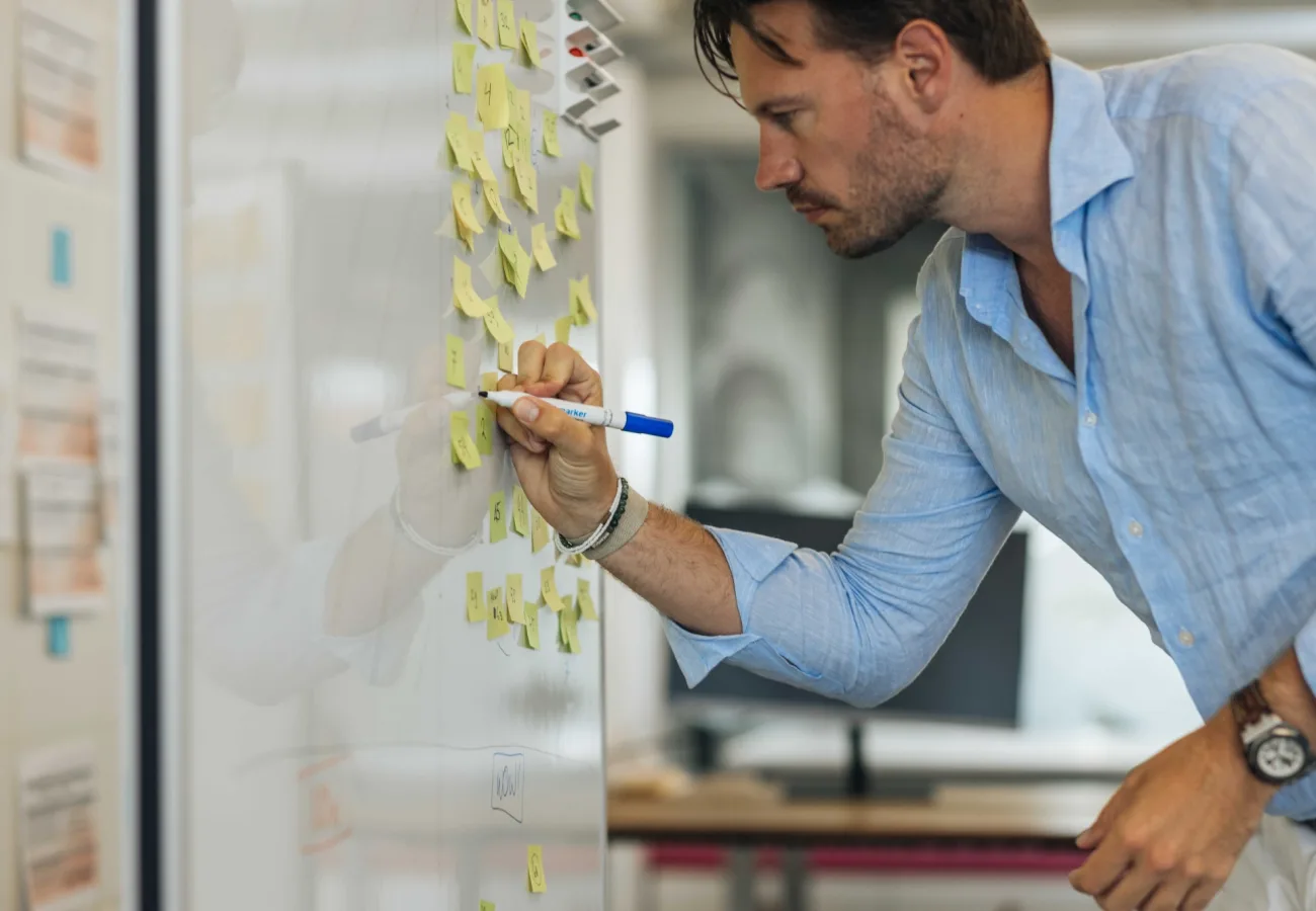 Change Kitchen BHAG sessie Waldo Postit Schrijven