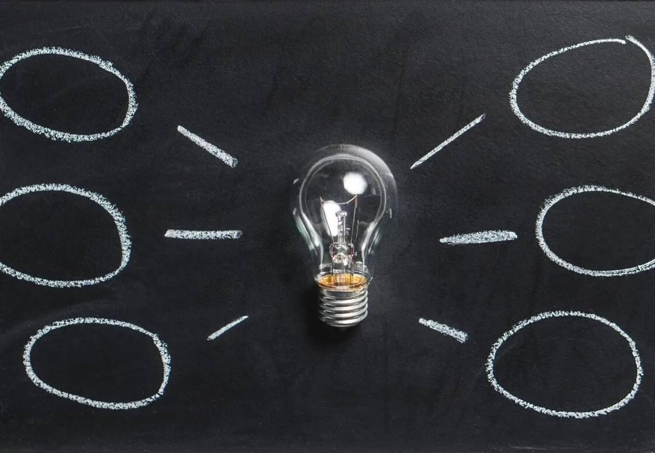 Abstract blackboard bulb chalk 355948